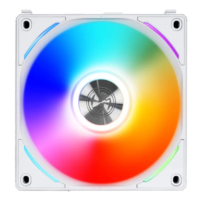 Lian Li 120mm RGB UNI FAN AL120 - White - مروحة تبريد